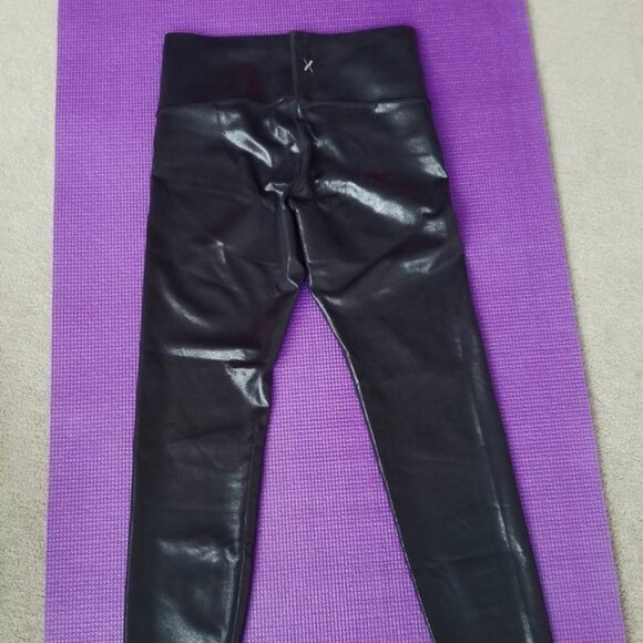 Knix black metallic bird papaya sculpt leggings size S - Picture 7 of 9